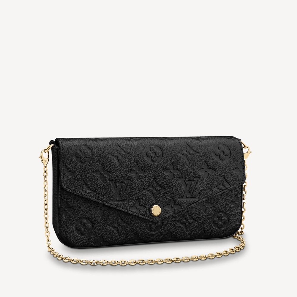 BLACK LOUIS VUITTON FÉLICIE POCHETTE